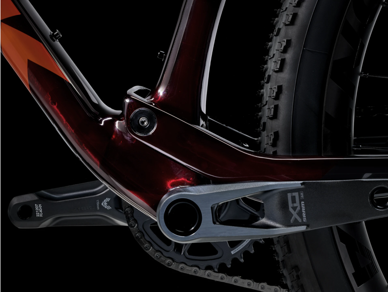 Trek Supercaliber SLR 9.9 XO AXS Full Suspension Mountain Bike 2024 in Carbon Red Smoke-7